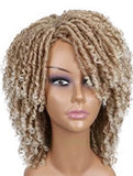 Dreadlock Crochet Twist Hair Wigs for Women Faux Locs Crochet Hair Wigs with Curly Ends