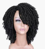 Dreadlock Crochet Twist Hair Wigs for Women Faux Locs Crochet Hair Wigs with Curly Ends