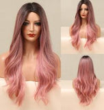 lc313 Long pink Wigs for Women