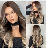 Long Black and Blone Wigs for Women
